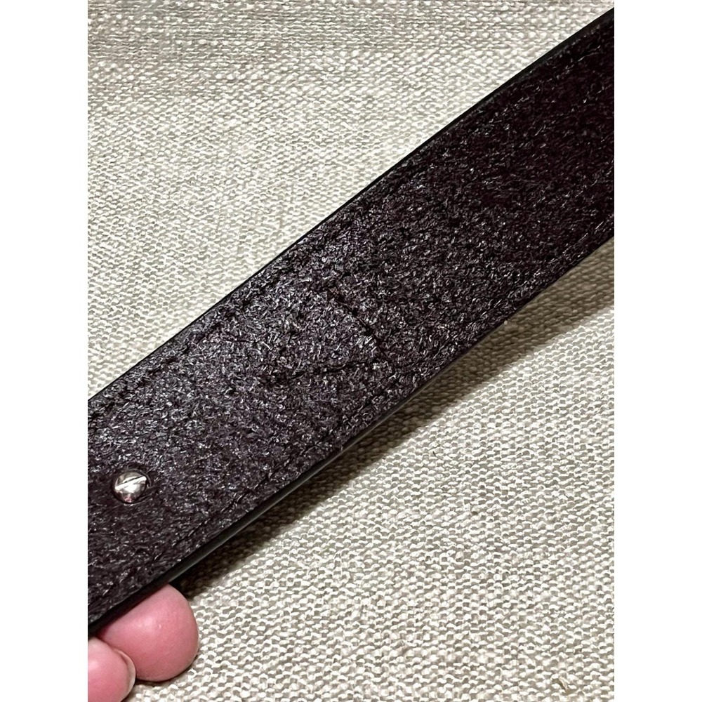 1982 Hesston Rodeo Buckle 36–38 Basketweave Blk Leather Floral Conchas Southwest - Picture 11 of 12